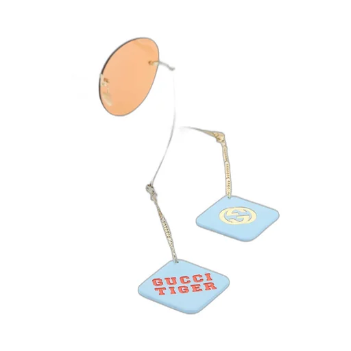 Round Rimless Sunglasses