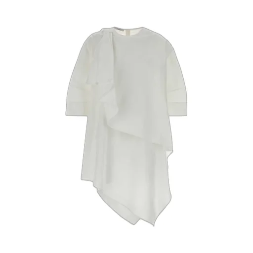 Asymmetric Draped Dress