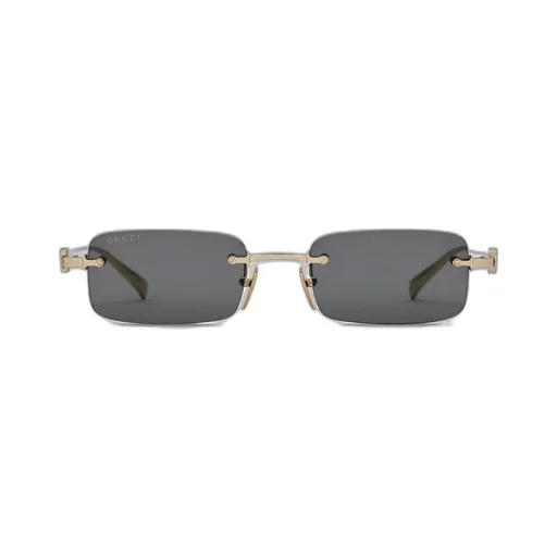 Rimless Rectangular Sunglasses