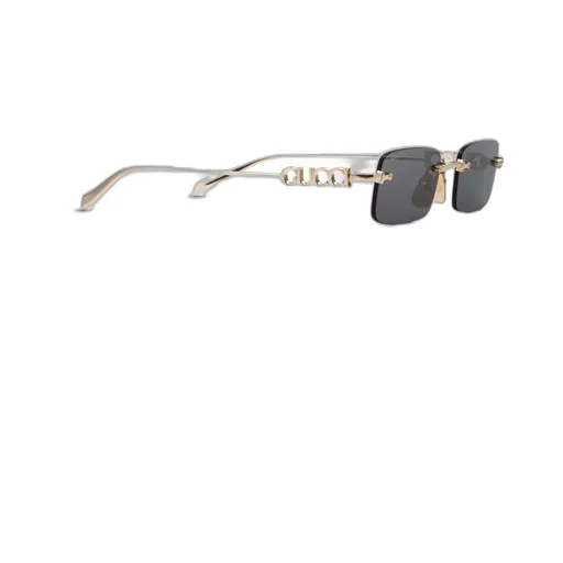 Rimless Rectangular Sunglasses
