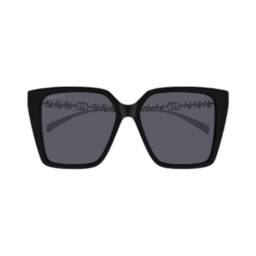 Square Sunglasses With Interlocking G Chain Detail