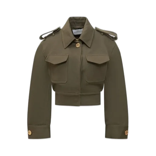 Cropped Military Jacket