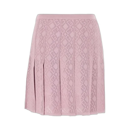 Pleated Knit Skirt