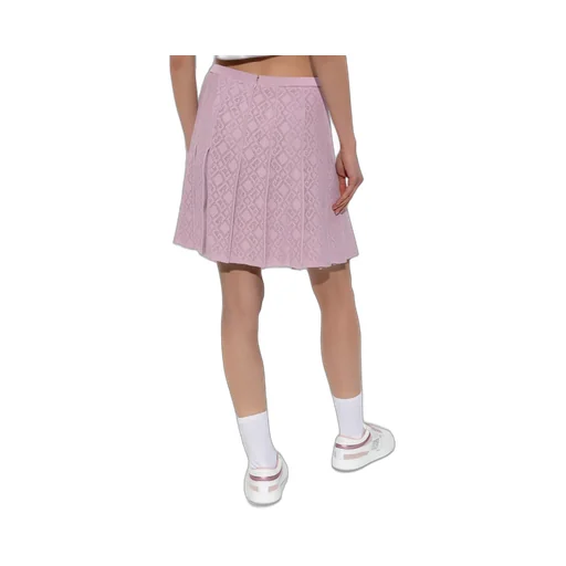 Pleated Knit Skirt