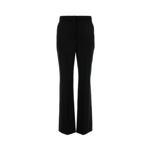 High-Waisted Flared Trousers