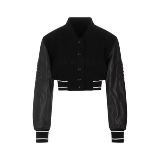 Cropped Bomber Jacket
