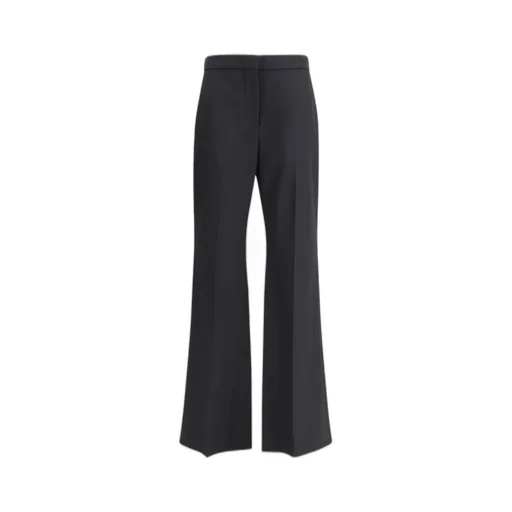 High-Waisted Flared Trousers