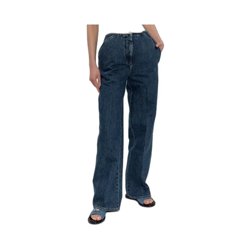 High-Waisted Wide-Leg Jeans