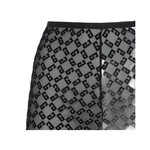 Logo Print Mesh Leggings