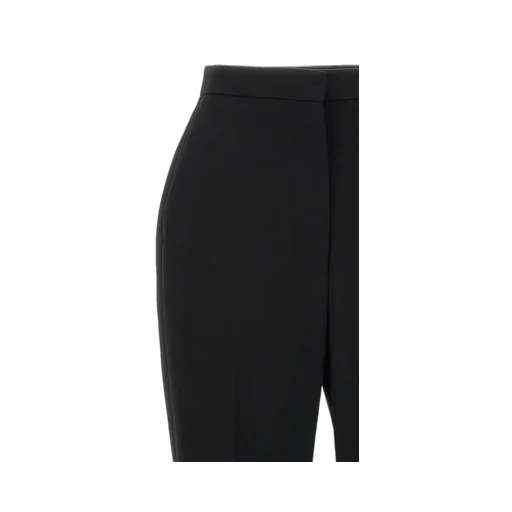 High-Waisted Flared Trousers