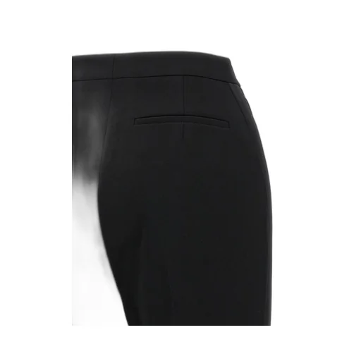 High-Waisted Flared Trousers
