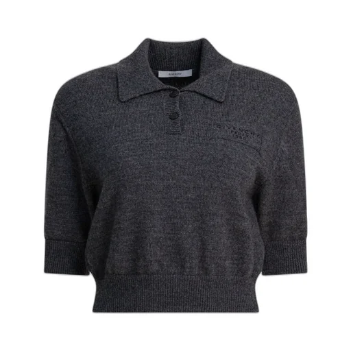 Cropped Polo Sweater