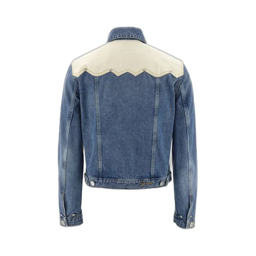 Denim Jacket With Contrast Yoke