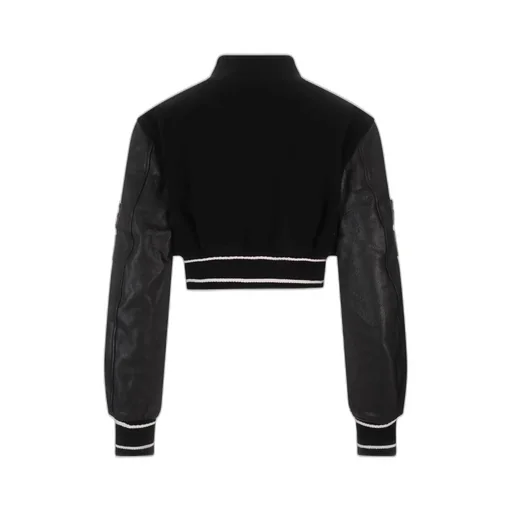 Cropped Bomber Jacket