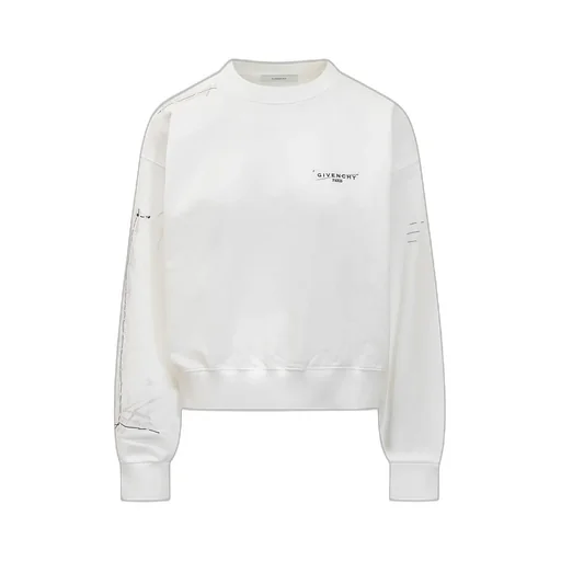 Sweatshirt With Embroidered Detail