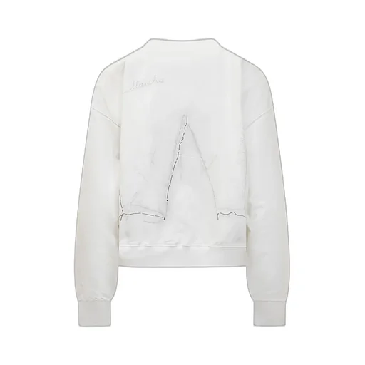 Sweatshirt With Embroidered Detail