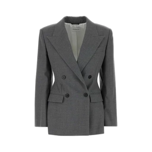 Double-Breasted Wool Blazer
