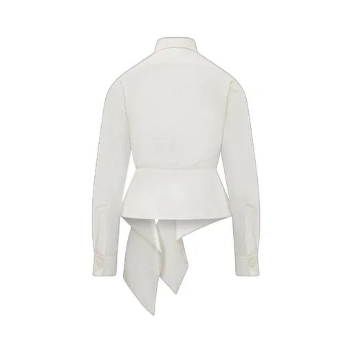Asymmetric Poplin Shirt