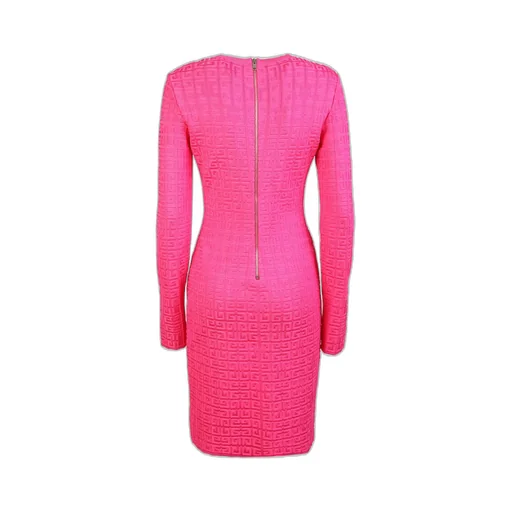 Monogram Jacquard Knit Dress