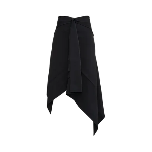 Asymmetric Draped Skirt
