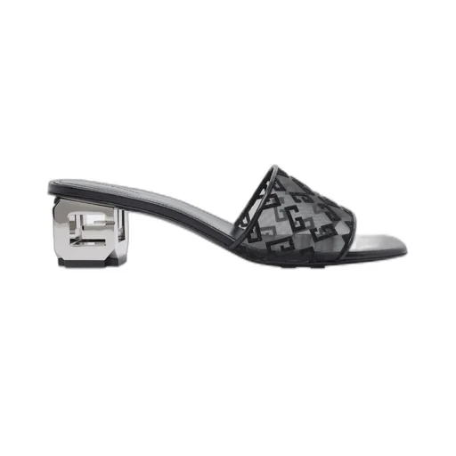 Mules With G Cube Heel