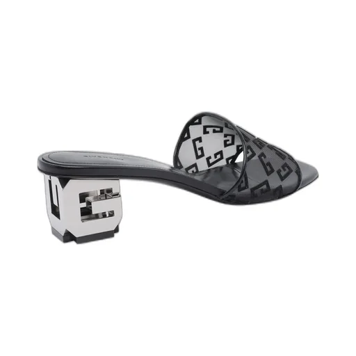 Mules With G Cube Heel