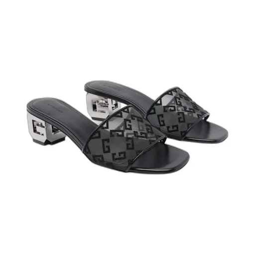 Mules With G Cube Heel