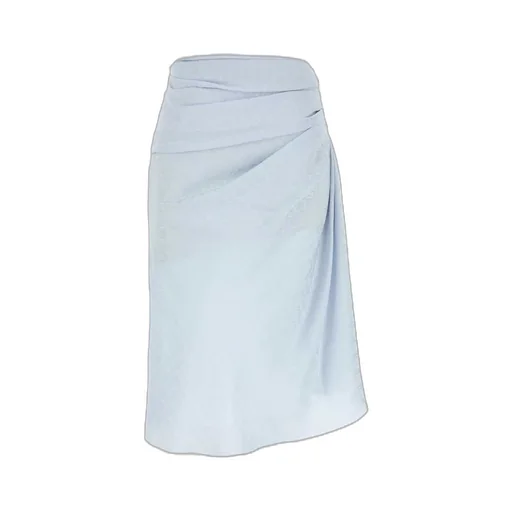 Draped Midi Skirt