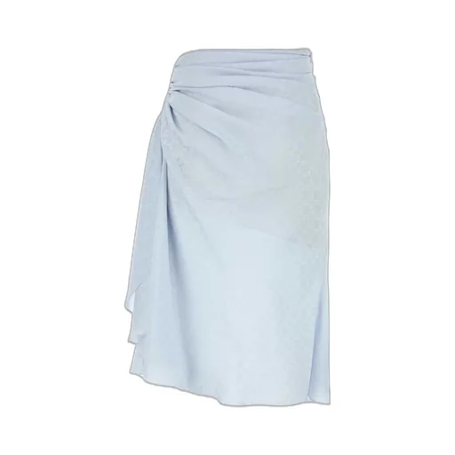 Draped Midi Skirt