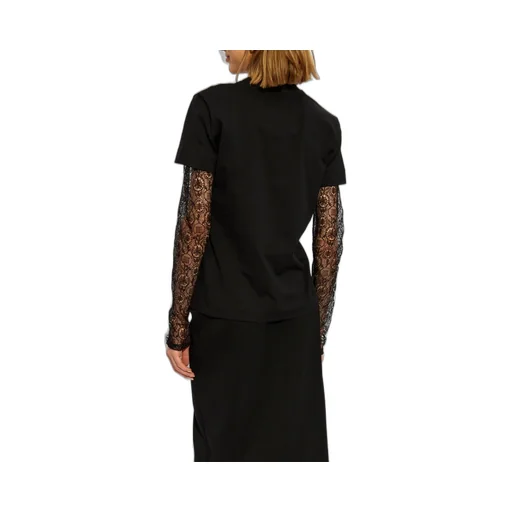 T-Shirt With Lace Sleeves