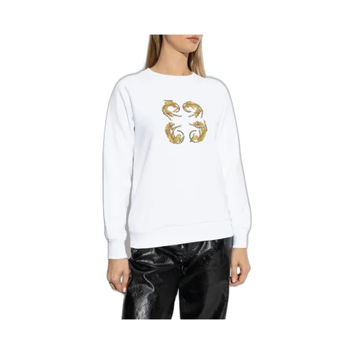 Sweatshirt With Leopard Print
