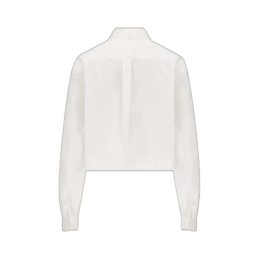 Cropped Button-Down Shirt
