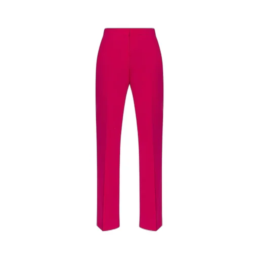 High-Waisted Flared Trousers