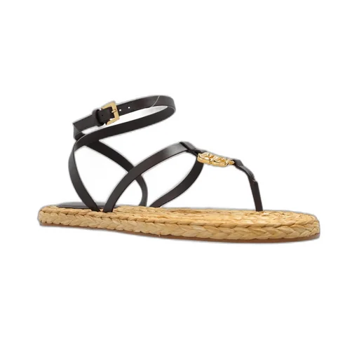 Thong Sandals With Ankle Strap