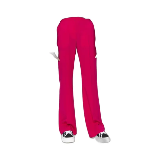 High-Waisted Flared Trousers