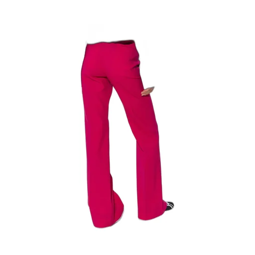 High-Waisted Flared Trousers