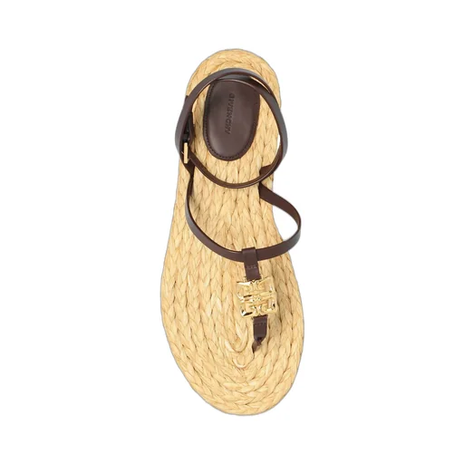 Thong Sandals With Ankle Strap