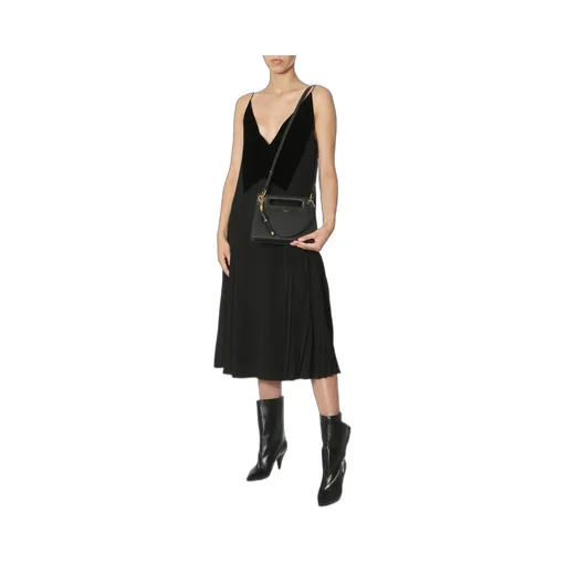 Velvet Trim Slip Dress