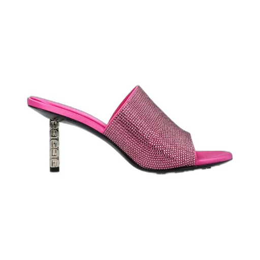 Mules With Crystal Embellishments