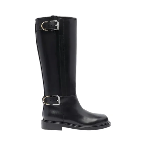 Tall Buckled Boots