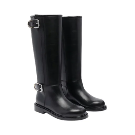 Tall Buckled Boots