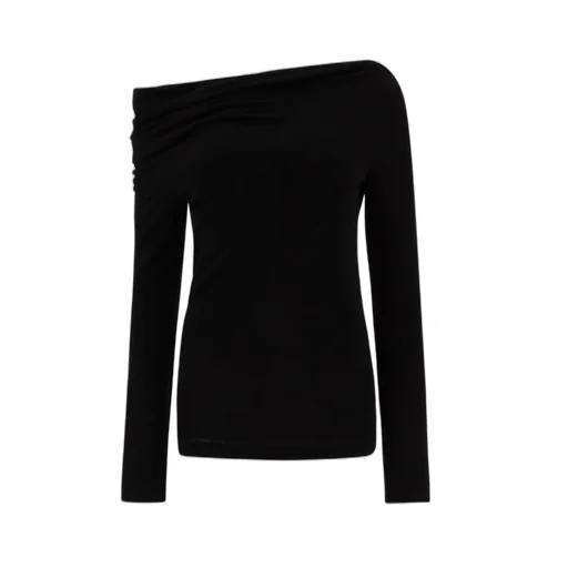 Off-The-Shoulder Draped Top