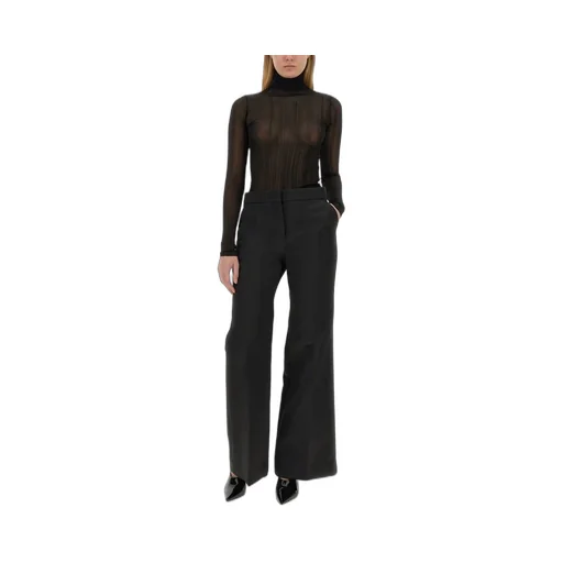 Ribbed Turtleneck Top