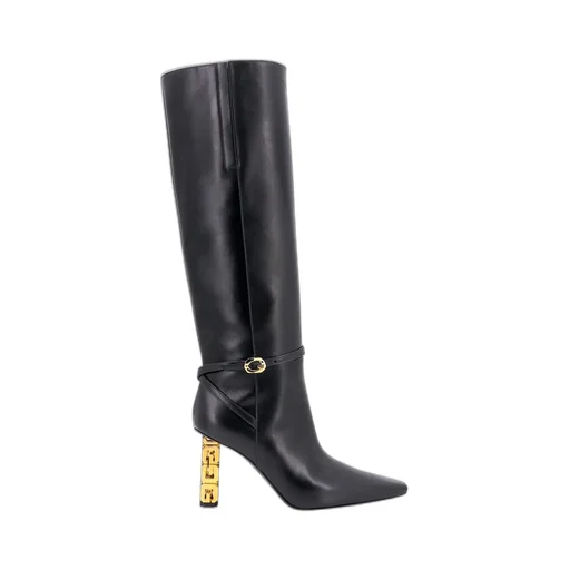 Knee-High Leather Boots