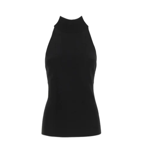 Sleeveless Mock Neck Top