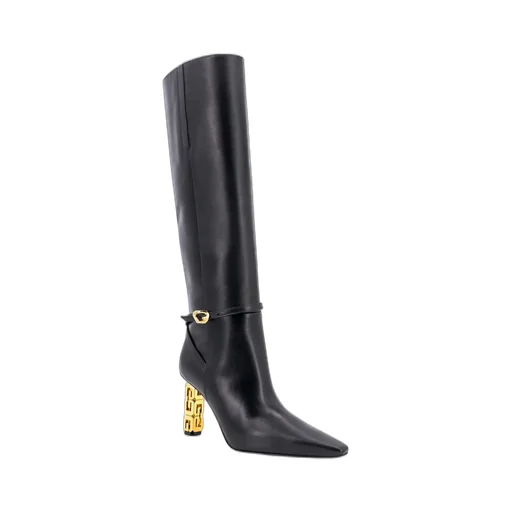 Knee-High Leather Boots