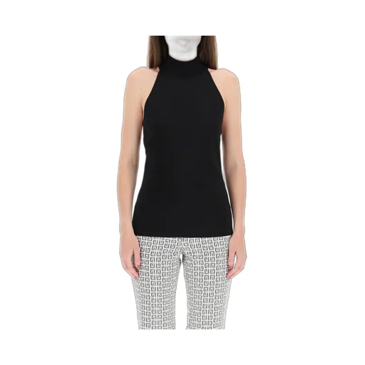 Sleeveless Mock Neck Top