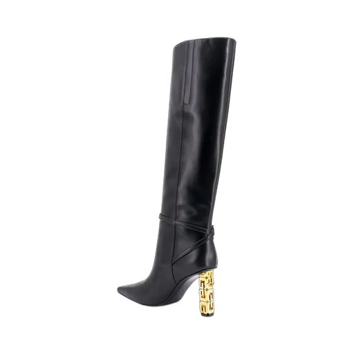 Knee-High Leather Boots