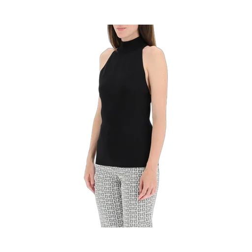 Sleeveless Mock Neck Top