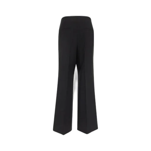 High-Waisted Flared Trousers